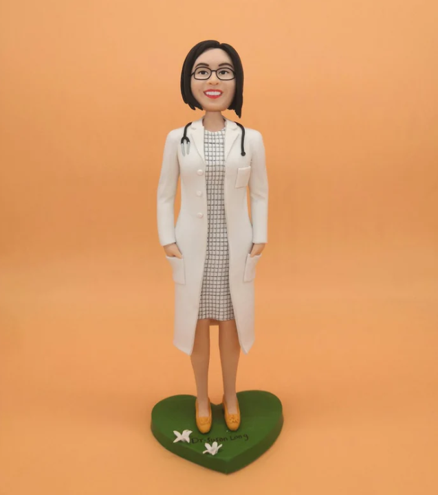 Customized bobble head 3d statue